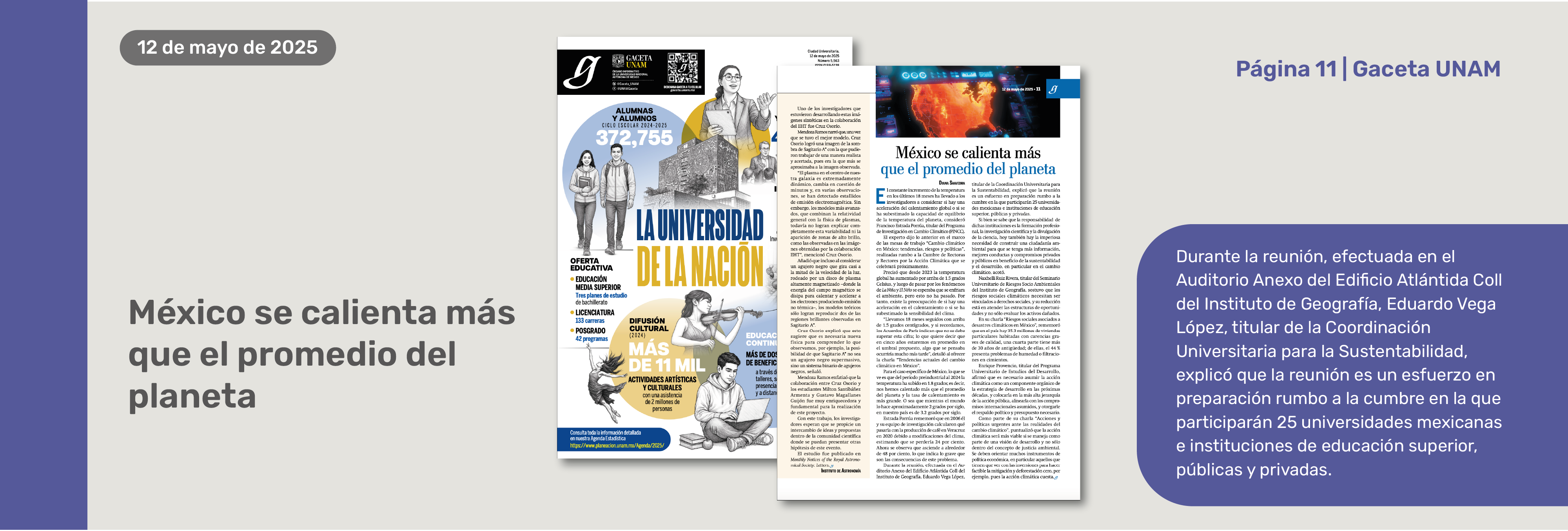 México se calienta más que el promedio del planeta